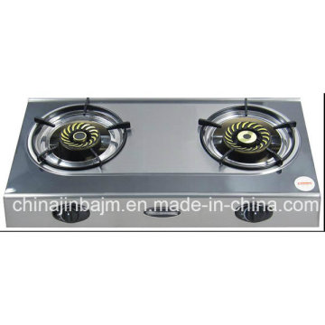 2 Burner Whirlwind Cap Stainless Steel Gas Cooker